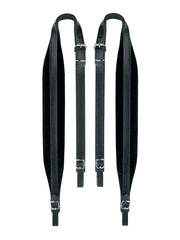 Boston 60-L-LV accordeon riemen, 80-96 bassen, 92-97 x 6,0cm, nerf leder, velours voering, zwart