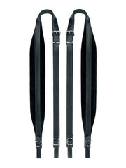 Boston 60-X-LV accordeon riemen, 120 bassen, 102-107 x 6,0cm, nerf leder, velours voering, zwart
