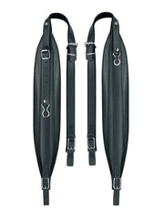 Boston 100-L-LS accordeon riemen, 96-120 bassen, 99-104 x 10,0cm, nerf leder, skai voering, zwart