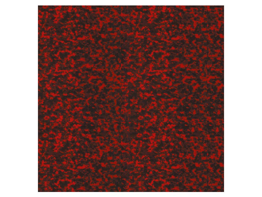 Boston PG-333-RR slagplaat materiaal, tijger rood, 3 ply, 30x29cm