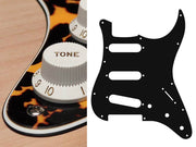Boston ST-313-WCY slagplaat, Stallion, 3 ply, wild cat yellow, standaard, SSS, 3 pot holes, 3-5 switch
