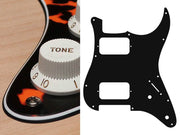 Boston ST-332-WCO slagplaat, Stallion, 3 ply, wild cat orange, HH, 2 pot holes, 3-5 switch