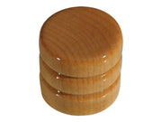 Boston KWM-350 dome knob, wood, 2 rings, 19x18mm, maple