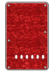 Boston BP-313-PR rugplaat, string spacing 11,2mm, parel rood, 3 ply, standaard Stallion, 86x138mm