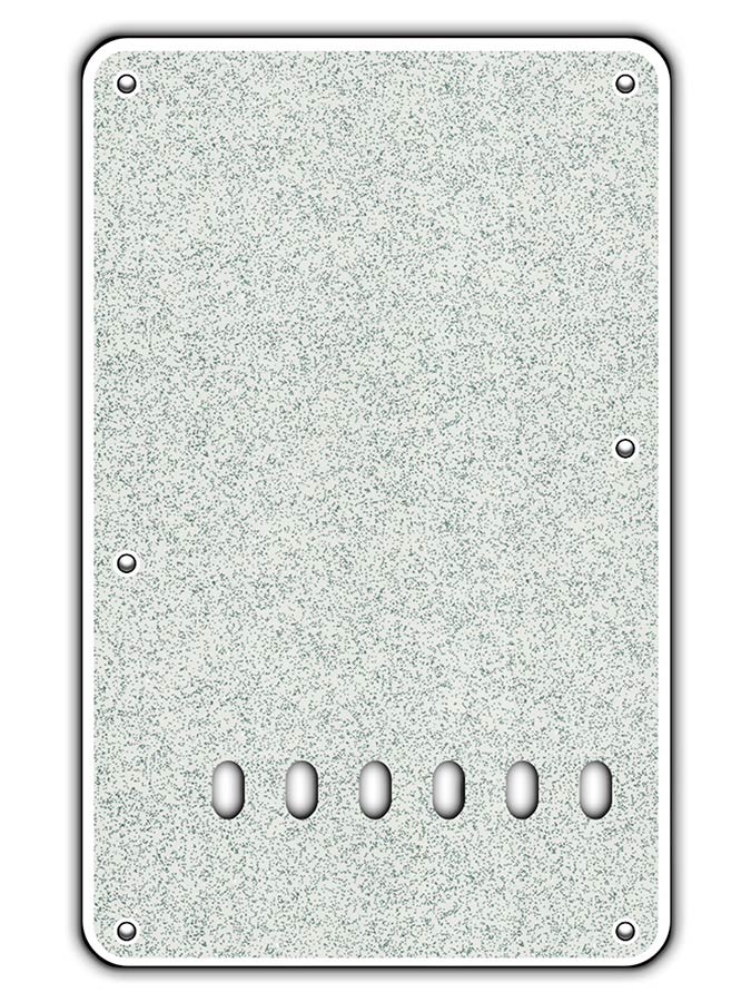 Boston BP-213-SSV rugplaat, string spacing 11,2mm, glinsterend silver, 2 ply, standaard Stallion, 86x138mm