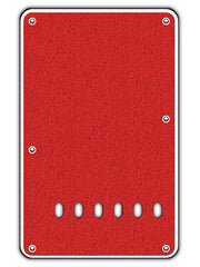 Boston BP-213-SRD rugplaat, string spacing 11,2mm, glinsterend rood, 2 ply, standaard Stallion, 86x138mm
