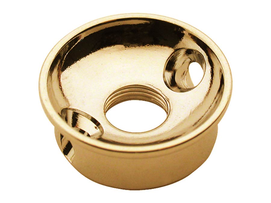 Boston JP-8-G TE-model input cup, with angled screwholes, M9 thread, metal, gold