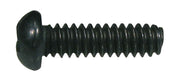 Boston SS-20-B switch bolt, 3,4x12mm, 12pcs, dome head, 6-32 thread for USA lever switches, black