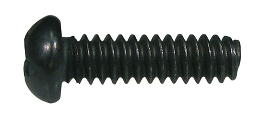 Boston SS-20-B switch bolt, 3,4x12mm, 12pcs, dome head, 6-32 thread for USA lever switches, black