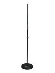 Boston MS-1100-BK microfoonstatief met ronde voet, zwart, max hoogte 160cm