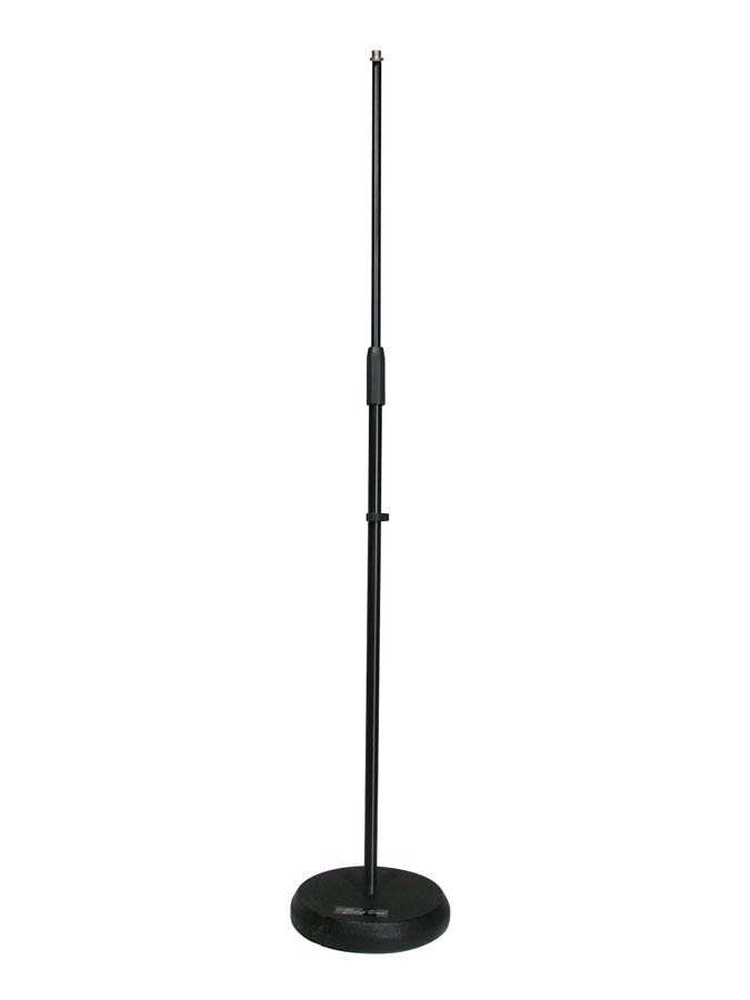 Boston MS-1100-BK microfoonstatief met ronde voet, zwart, max hoogte 160cm