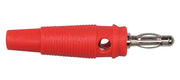 Boston BN-060-RD banana plug, 1-pole, pvc red