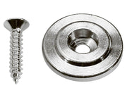 Boston SH-15-C snaargeleider voor bass gitaar, knoop model, chroom, inclusief schroef, 19mm, hoogte 7mm