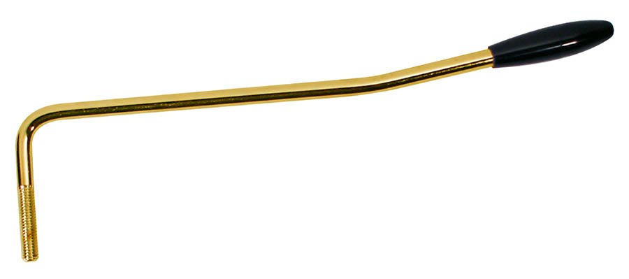Boston TA-5-FGLB linkshandige tremolo-arm 5 mm goud met zwarte knop