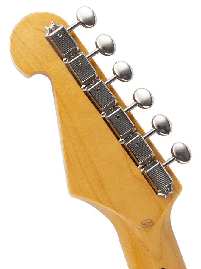 SX SST57 elektrische gitaar met tas – zwart