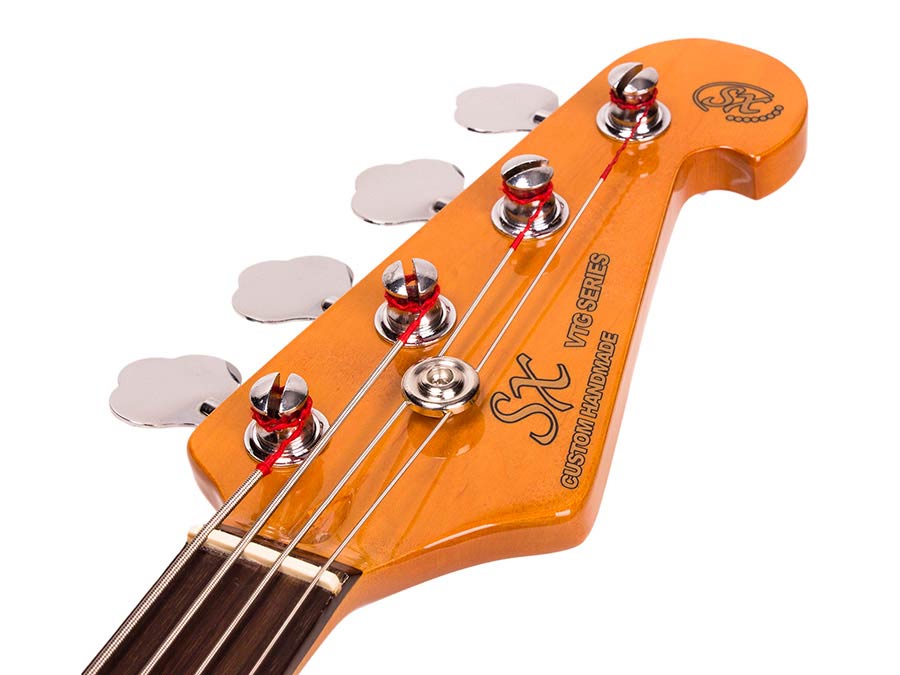 SX SJB62 J-Style elektrische basgitaar met tas – zwart
