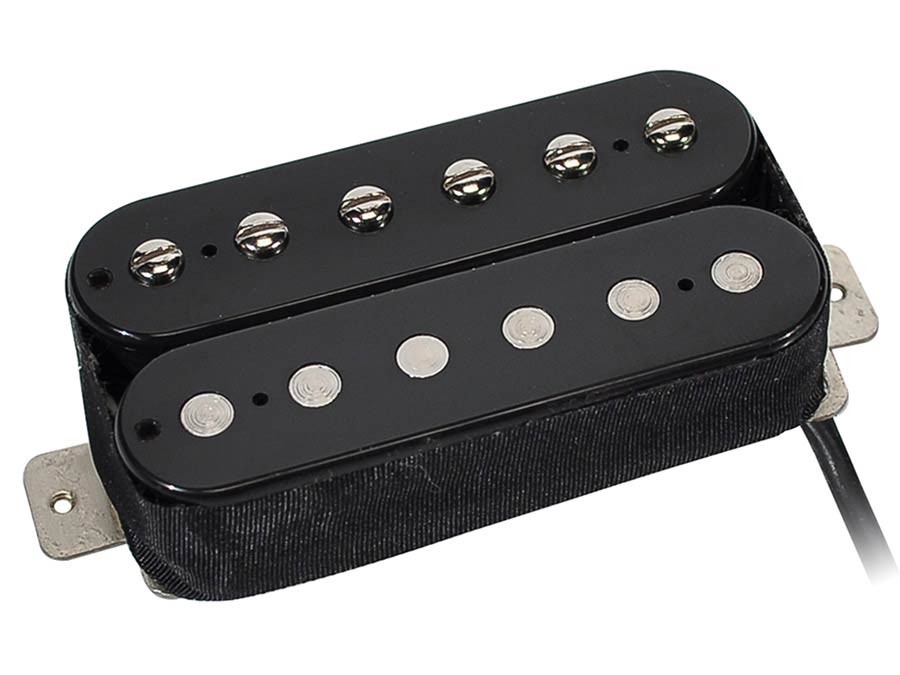 Boston PHB-90-NBK humbucker pickup, Alnico 5 bar, 4 conductors, waxed formvar wire, 9.6K neck, black