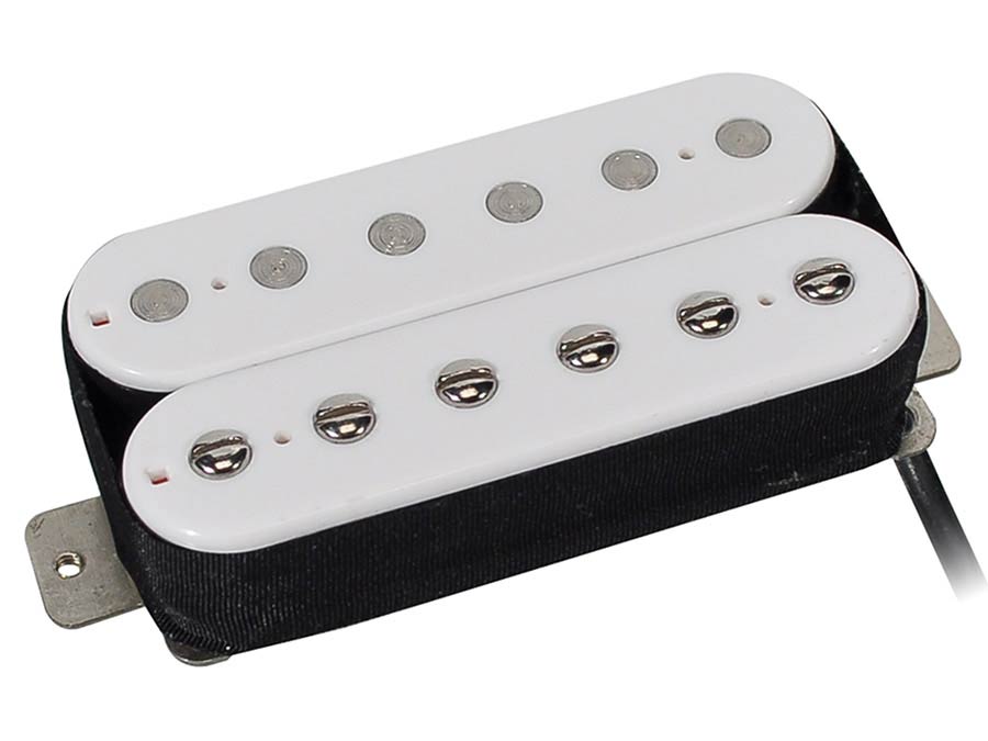 Boston PHB-90-BWH humbucker pickup, Alnico 5 bar, 4 conductors, waxed formvar wire, 15.0K bridge, white