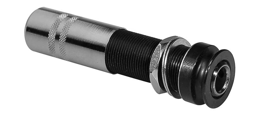 Boston EPJ-48-BK eindknop jack, solderen 6,3mm female jack, zwart