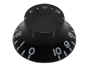 Boston KB-160L bell knob, lefty, transparent black