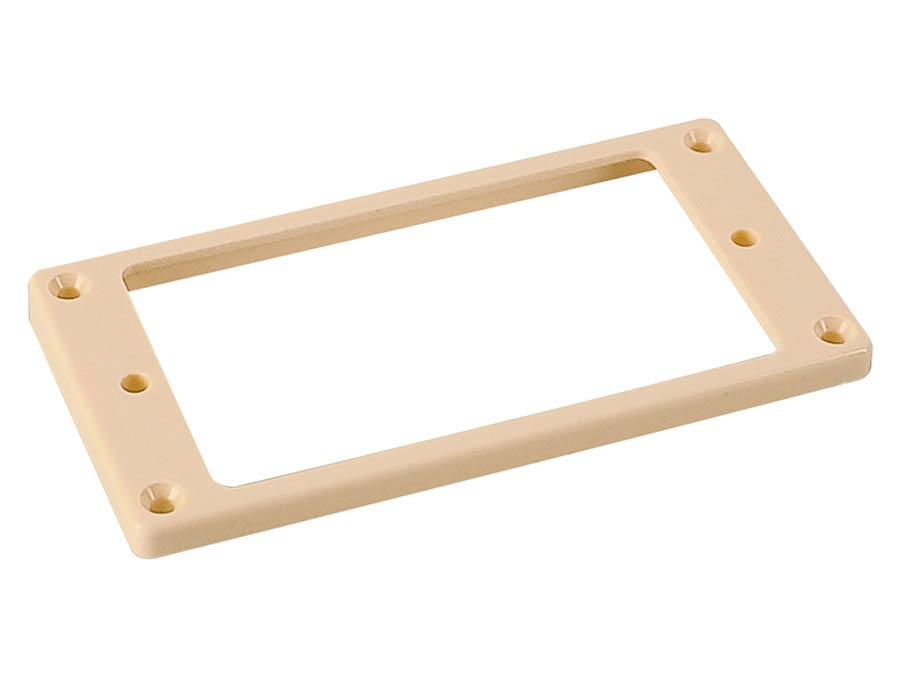Boston HFS5070IV humbucker frame, flat bottom slanted top, 5 to 7mm height, ivory