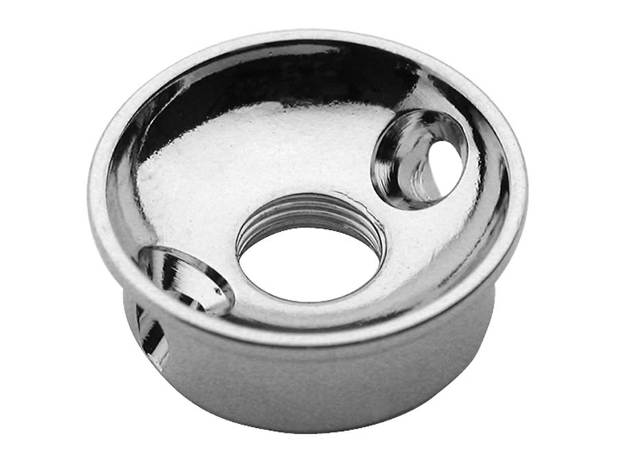 Boston JP-9-N TE-model input cup, with angled screwholes, 3/8" 32 thread, 22mm diameter, nickel