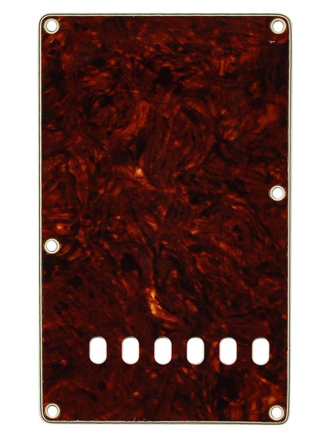Boston BP-413-TI rugplaat, string spacing 11,2mm, tortoise intense, 4 ply, standaard Stallion, 86x138mm