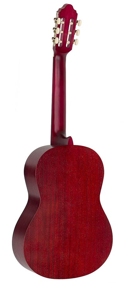 Valencia VC204TWR Klassieke gitaar 4/4 – Transparent Wine Red