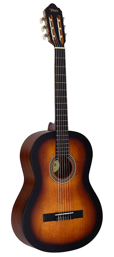 Valencia VC204HCSB Klassieke gitaar 4/4 met hybride hals