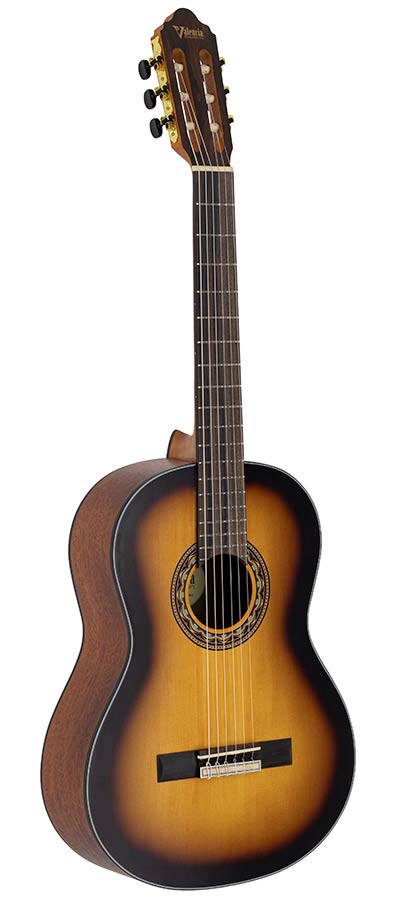 Valencia VC304ASB Klassieke gitaar 4/4 – Antique Sunburst