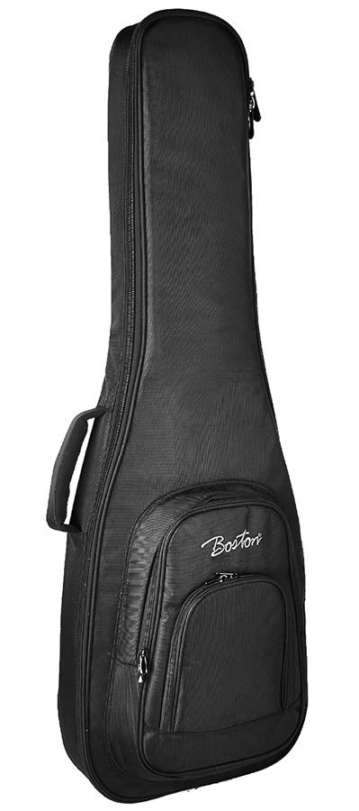 Boston EGB-565 deluxe gigbag voor elektrische gitaar, 25mm padding, 1680D materiaal, met 2 rugriemen