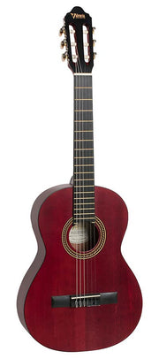 Valencia VC203TWR Klassieke gitaar 3/4 – Transparent Wine Red