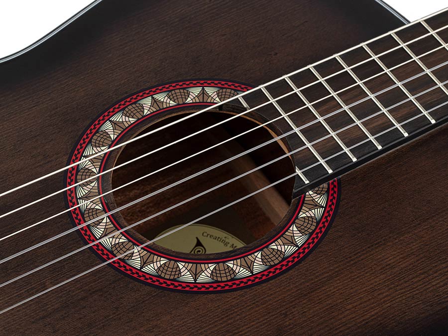 Valencia VC404HSB Klassieke gitaar 4/4 – Historic Sunburst - afbeelding 5