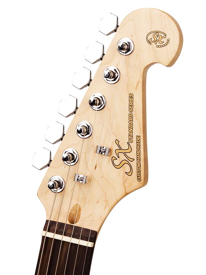 SX ED1 elektrische gitaar (zwart)