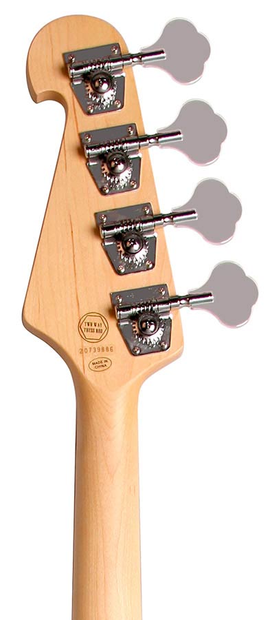 SX BD1/BK J-Style elektrische basgitaar met twee elementen