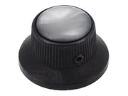 Boston KB-263 bell knob with black pearl inlay, black