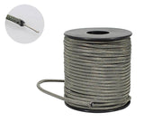 Boston PBWS50 USA made shielded waxed cotton braided push back wire, 50 ft