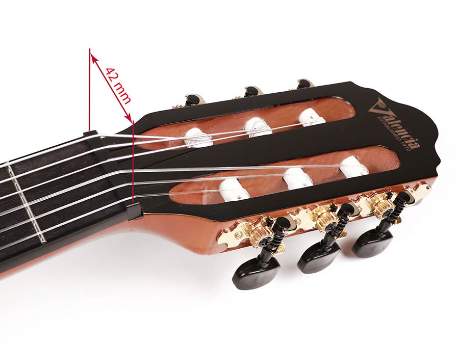 Valencia VC203HL Klassieke gitaar 3/4 linkshandig met hybride hals – Antique Natural