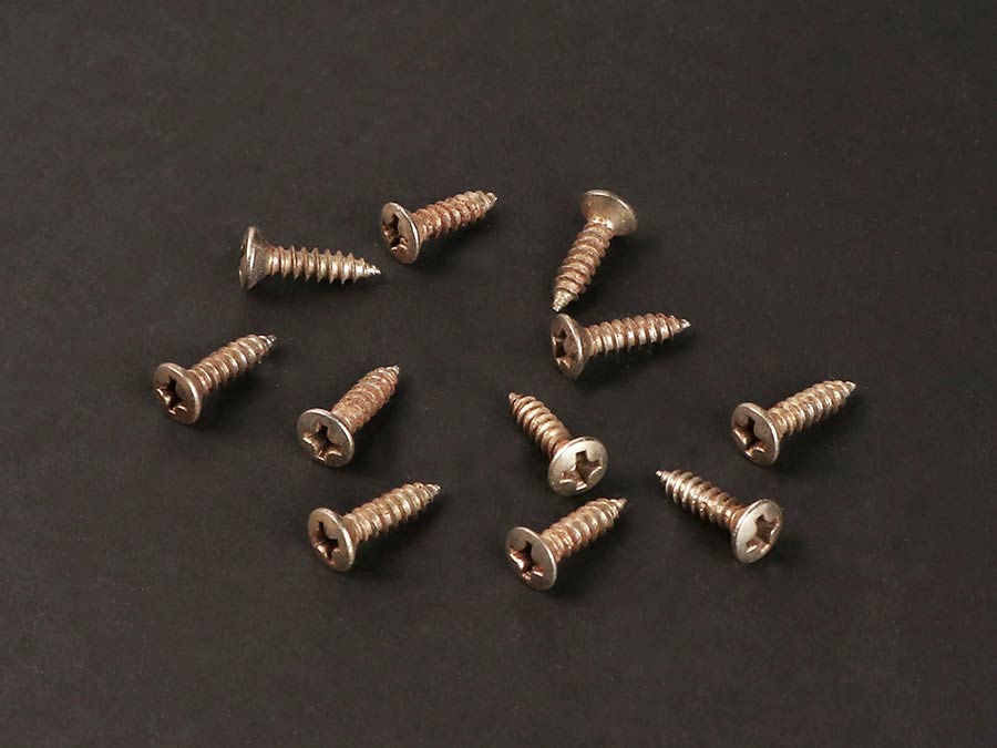 Boston TS-01-N/REL zelftappende schroeven 3 x 12 mm 12 stuks verouderd nikkel
