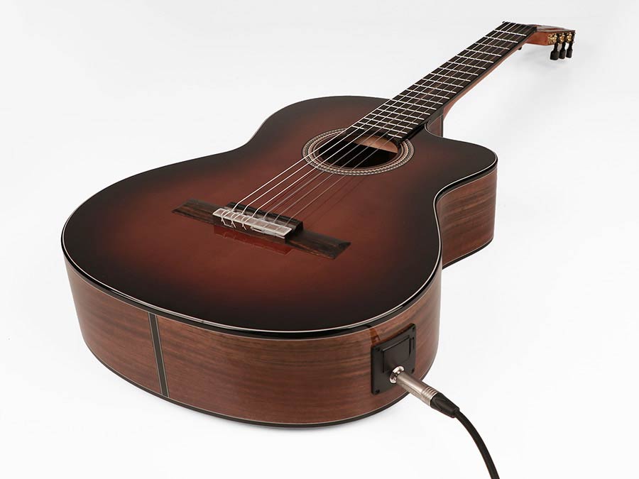 Valencia VC564CEBSB Elektro-akoestische klassieke gitaar 4/4 – Brown Sunburst
