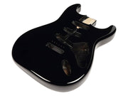 Boston JST-3A-BK vintage body Stallion model (made in Japan), 3 piece alder, black PU