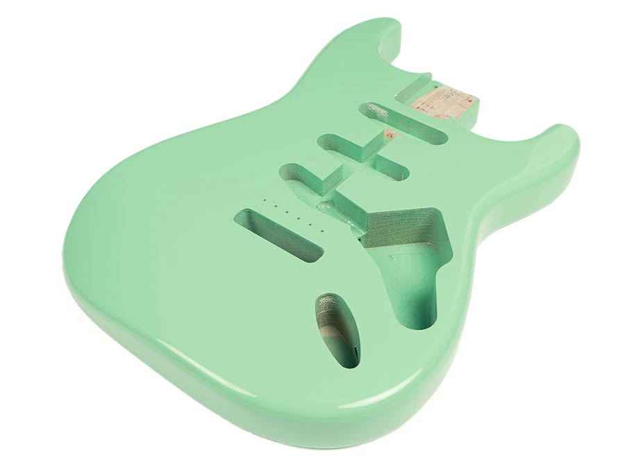 Boston JST-3A-SGR Vintage body Stallion model (made in Japan), 3 piece alder, surf green PU