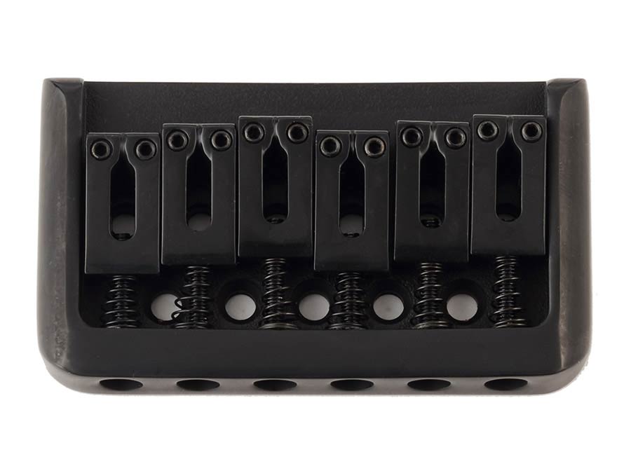 Boston B-1700-B bridge-tailpiece, PRS-model, pitch: 10,5mm, strings through body, black