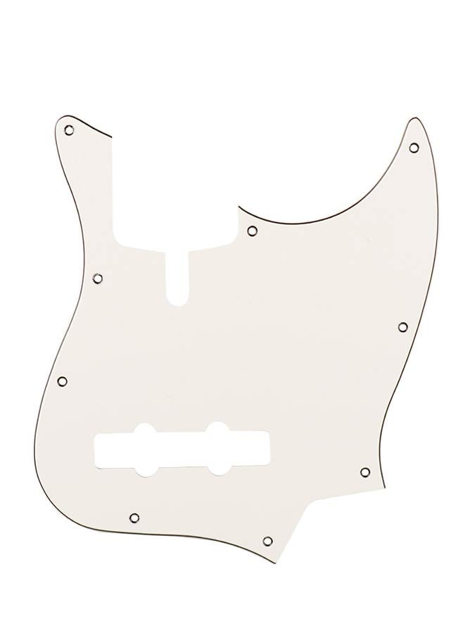 Boston M5V-310-VW pickguard, Sire Marcus Miller V-series 5-string, 3 ply, vintage white