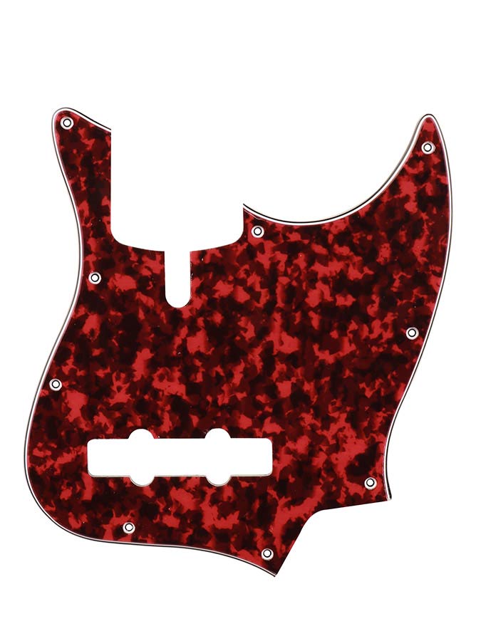 Boston M5V-310-RR pickguard, Sire Marcus Miller V-series 5-string, 3 ply, tiger red