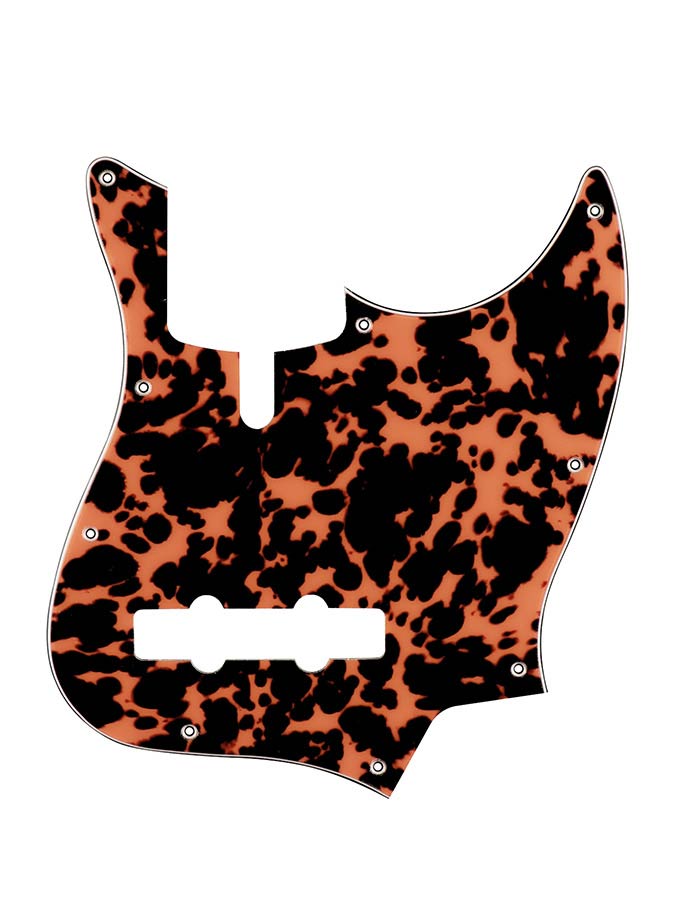 Boston M5V-310-WCO pickguard, Sire Marcus Miller V-series 5-string, 3 ply, wild cat orange