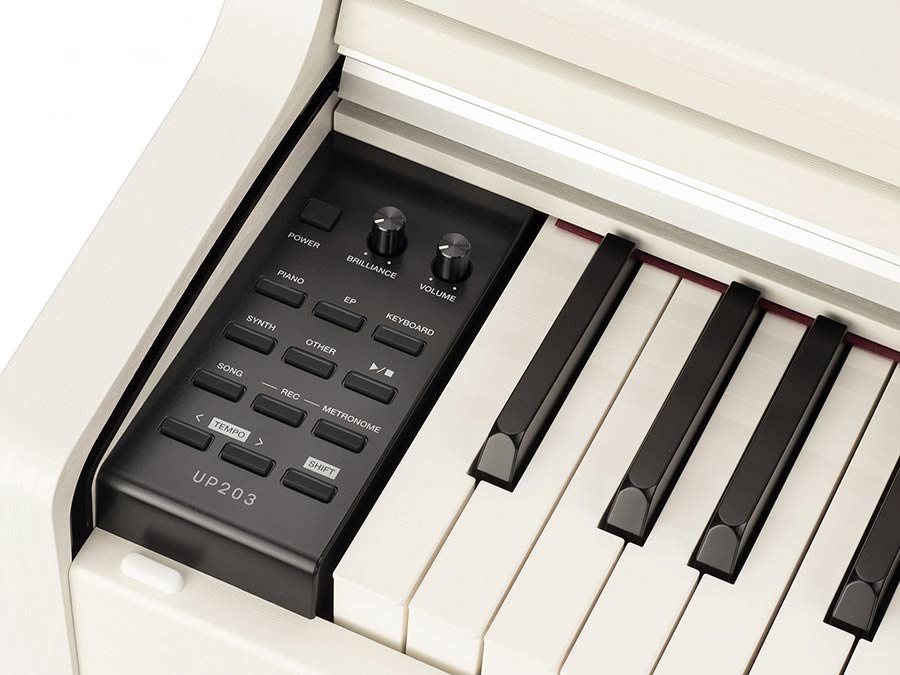 Medeli UP203/WH digitale piano – 88 GAS-II hamertoetsen, wit