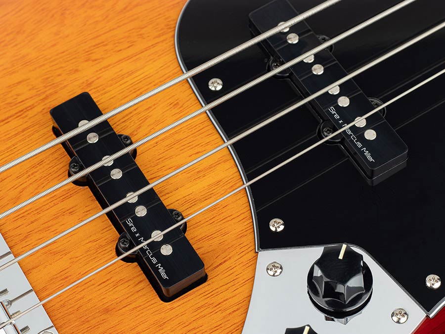 Sire Marcus Miller V3P 4/TS basgitaar tobacco sunburst