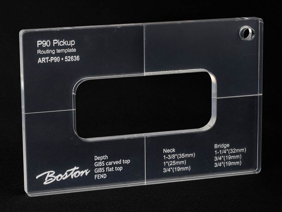 Boston ART-P90 pickup routing template P90
