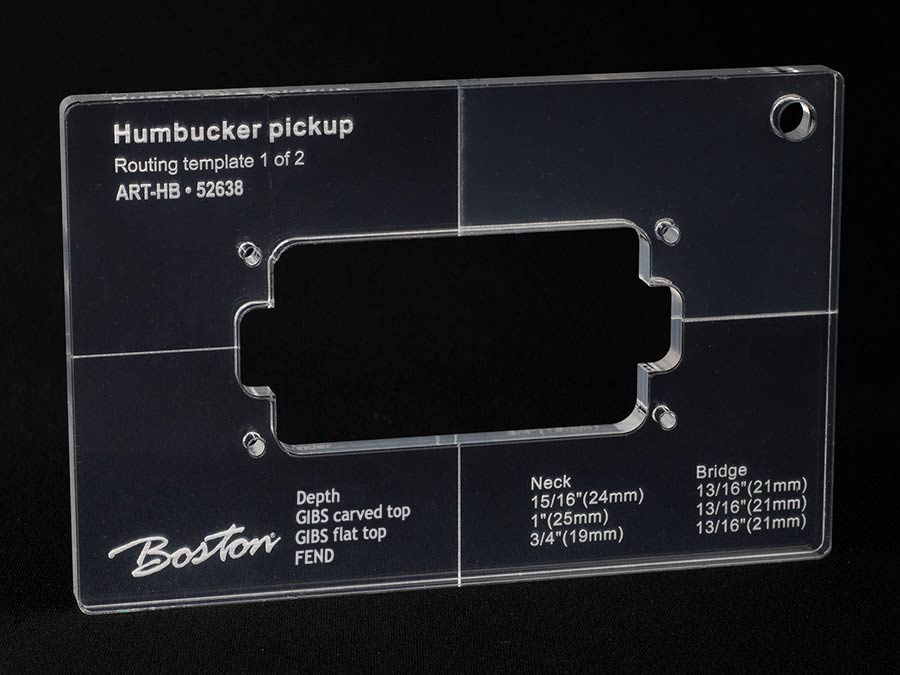 Boston ART-HB pickup routing templates humbucker